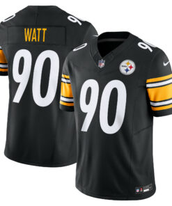 Men's Pittsburgh Steelers T.J. Watt Black Vapor F.U.S.E. Limited Jersey JS1951 nicesnker