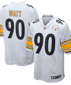 Men's Pittsburgh Steelers T.J. Watt White Game Jersey JS8857 nicesnker