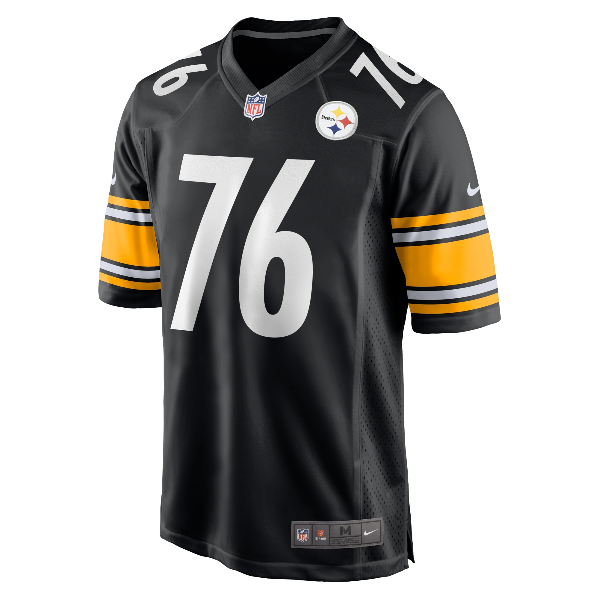 Men's Pittsburgh Steelers Troy Fautanu Black Player Game Jersey JS2252 nicesnker - Image 2