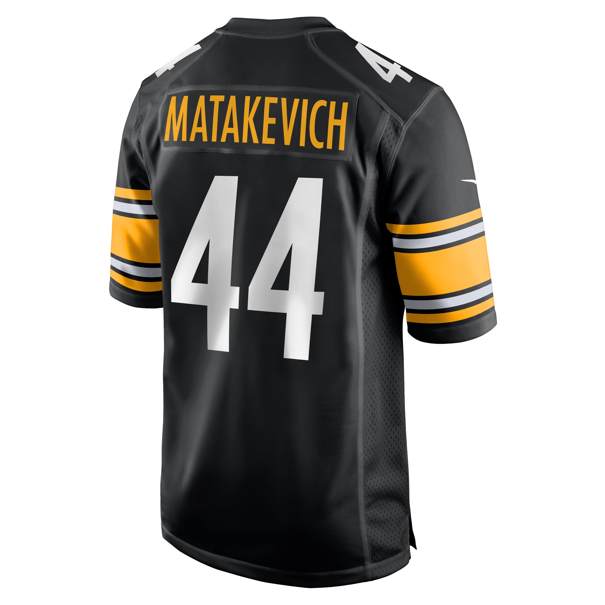 Men's Pittsburgh Steelers Tyler Matakevich Black Game Jersey JS4872 nicesnker - Image 3