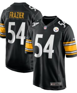 Men's Pittsburgh Steelers Zach Frazier Black Game Jersey JS8267 nicesnker