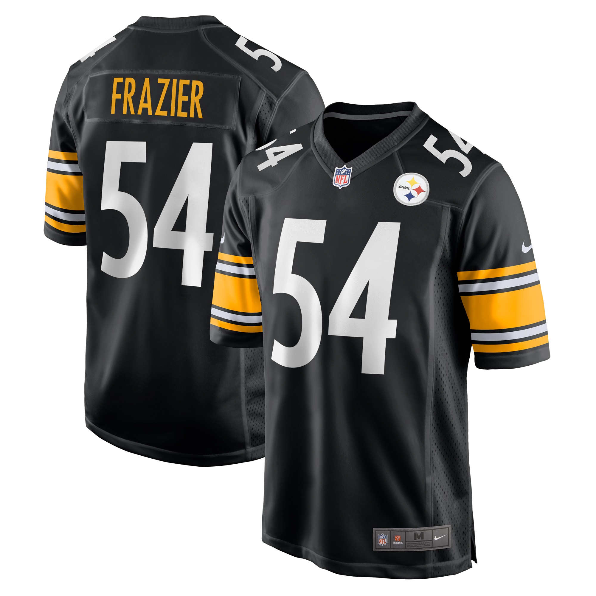 Men's Pittsburgh Steelers Zach Frazier Black Game Jersey JS8267 nicesnker