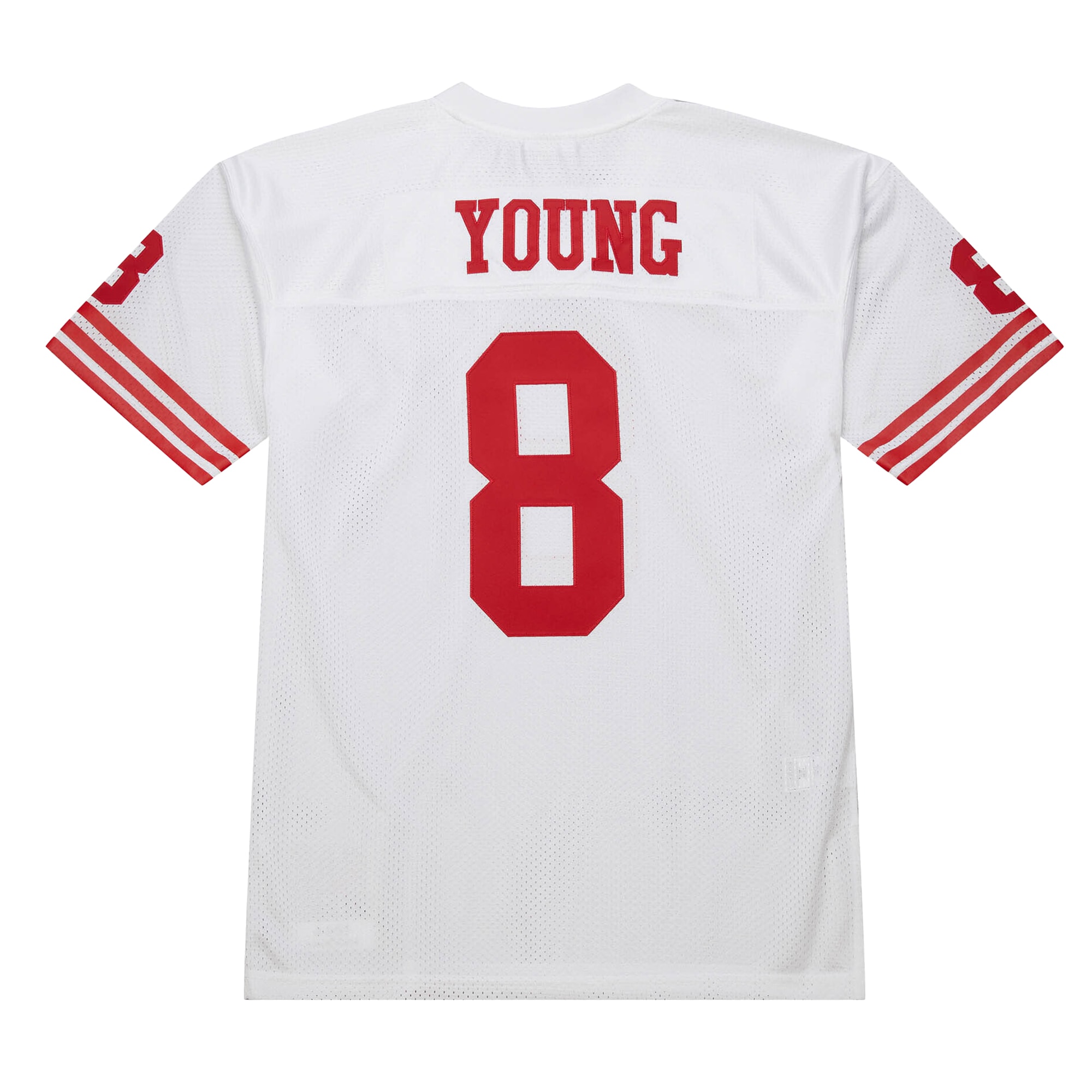 Men's San Francisco 49ers 1994 Steve Young Mitchell & Ness White Throwback Retired Player Jersey JS4282 nicesnker - Image 3