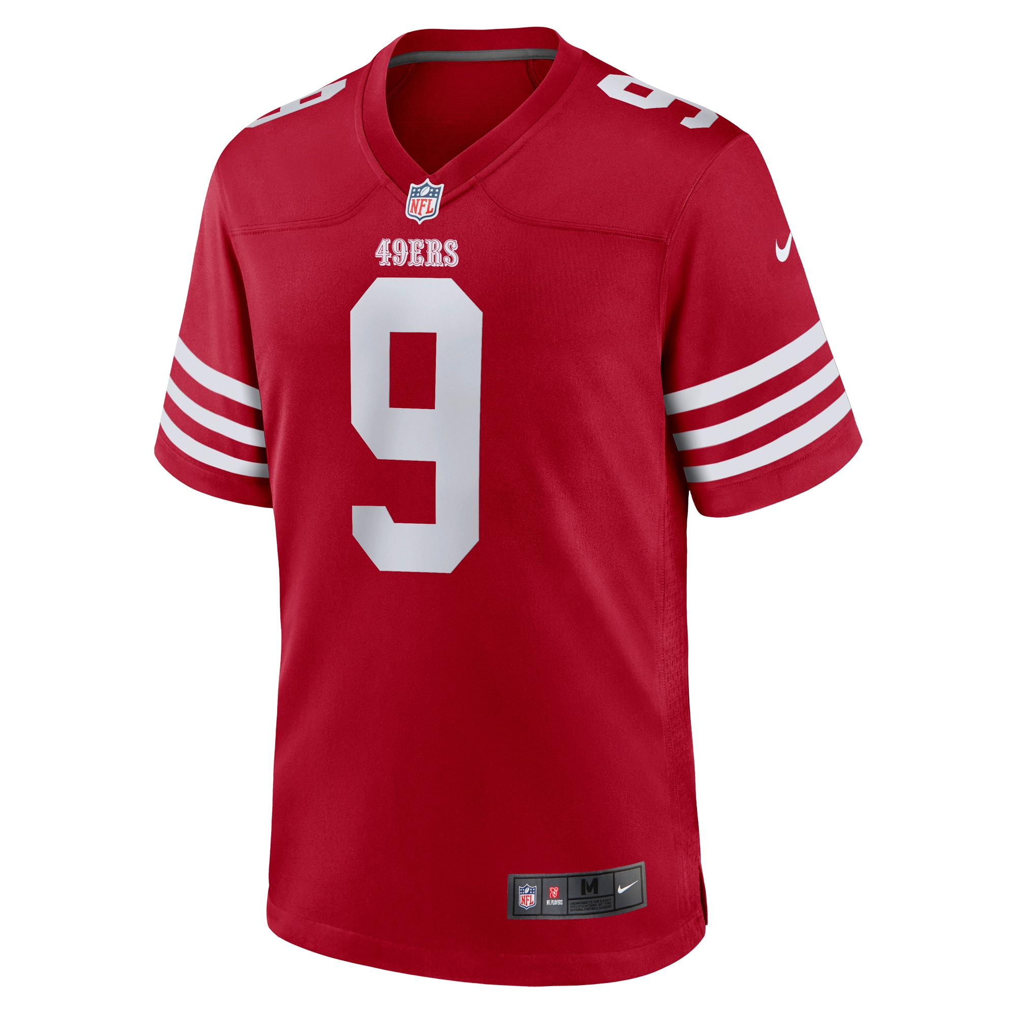 Men's San Francisco 49ers Brayden Willis Scarlet Team Game Jersey JS2363 nicesnker - Image 2
