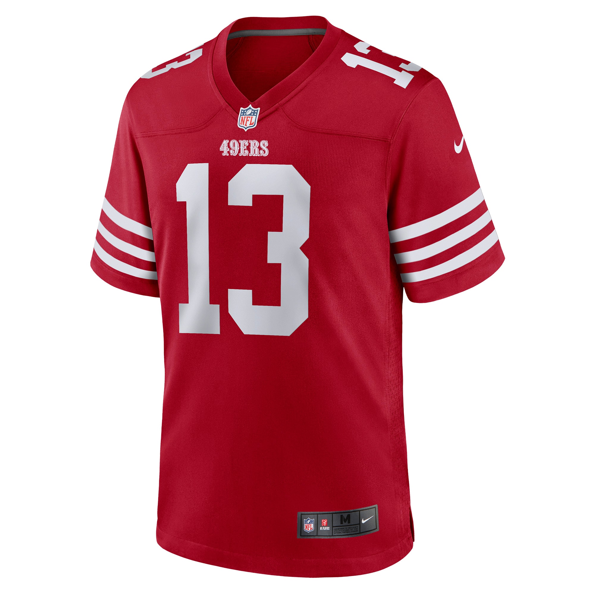 Men's San Francisco 49ers Brock Purdy Scarlet Game Player Jersey JS7305 nicesnker - Image 2