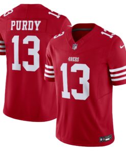 Men's San Francisco 49ers Brock Purdy Scarlet Vapor F.U.S.E. Limited Jersey JS2548 nicesnker