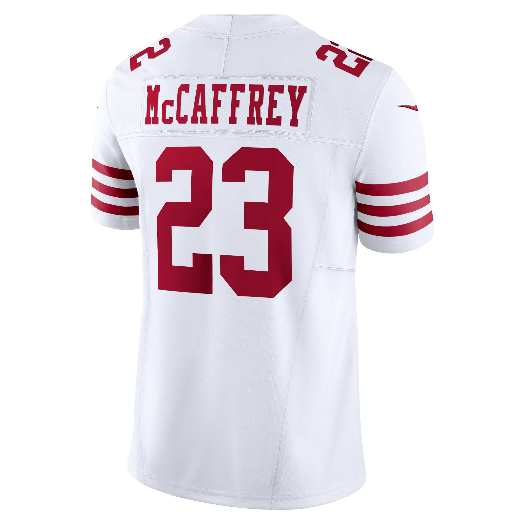 Men's San Francisco 49ers Christian McCaffrey White Vapor F.U.S.E. Limited Jersey JS2466 nicesnker - Image 3