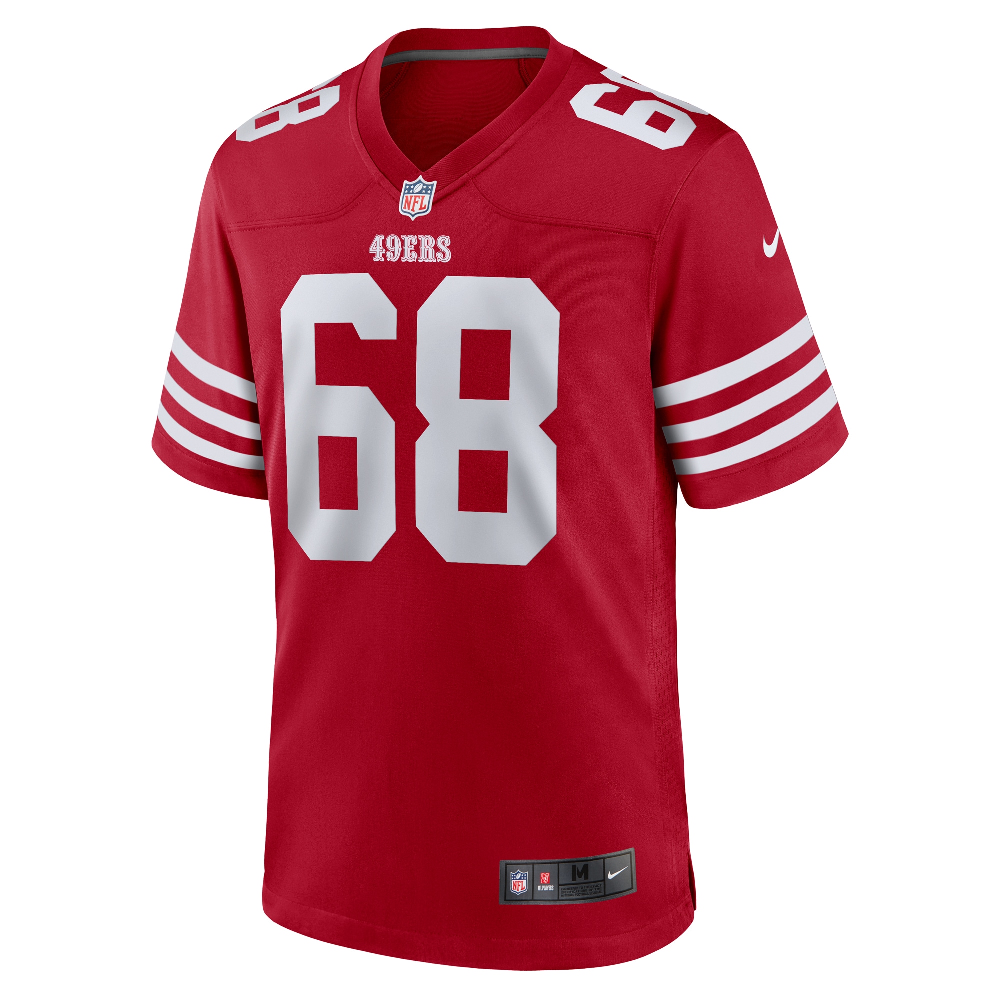 Men's San Francisco 49ers Colton McKivitz Scarlet Game Jersey JS5957 nicesnker - Image 2
