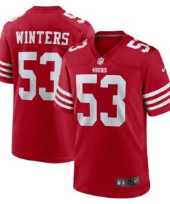 Men's San Francisco 49ers Dee Winters Scarlet Team Game Jersey JS7275 nicesnker