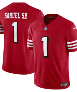 Men's San Francisco 49ers Deebo Samuel Sr Scarlet Alternate Vapor F.U.S.E. Limited Jersey JS7636 nicesnker
