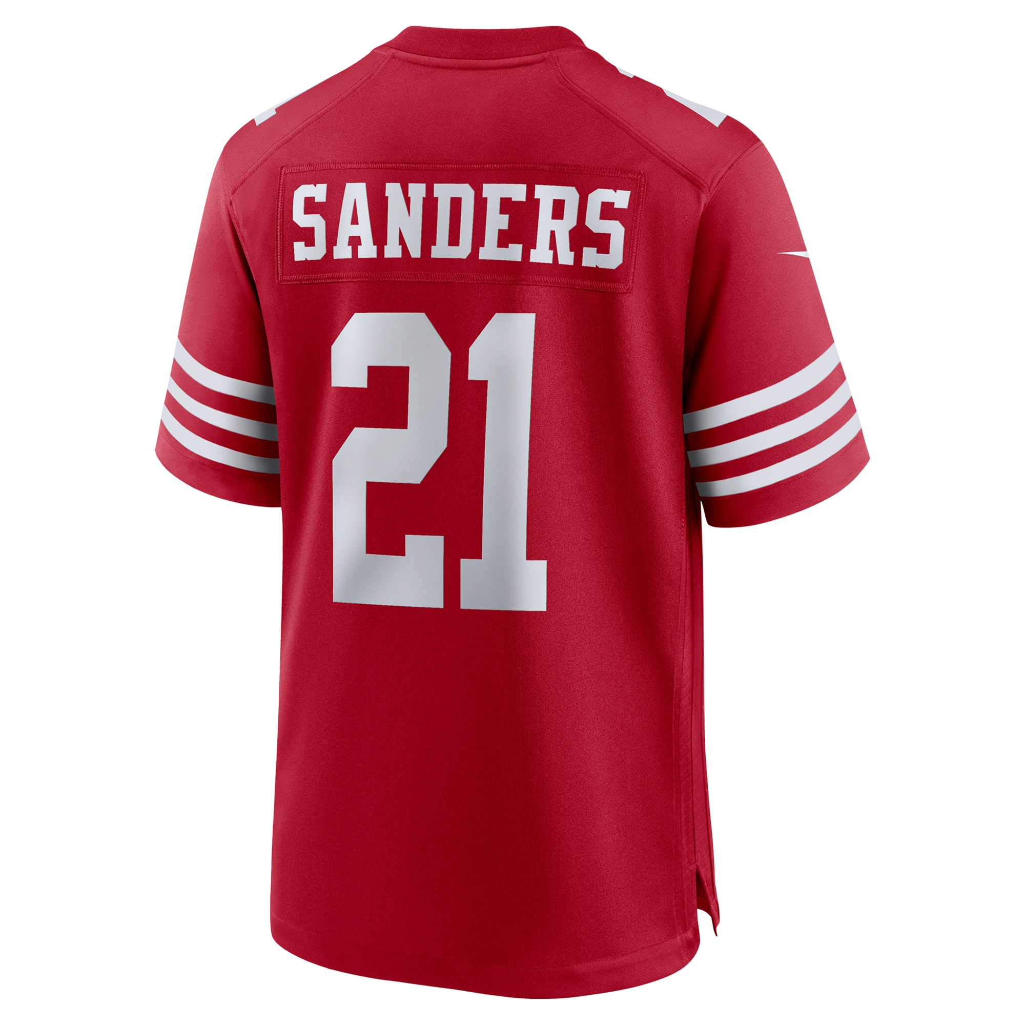 Men's San Francisco 49ers Deion Sanders Scarlet Team Retired Player Game Jersey JS6713 nicesnker - Image 3