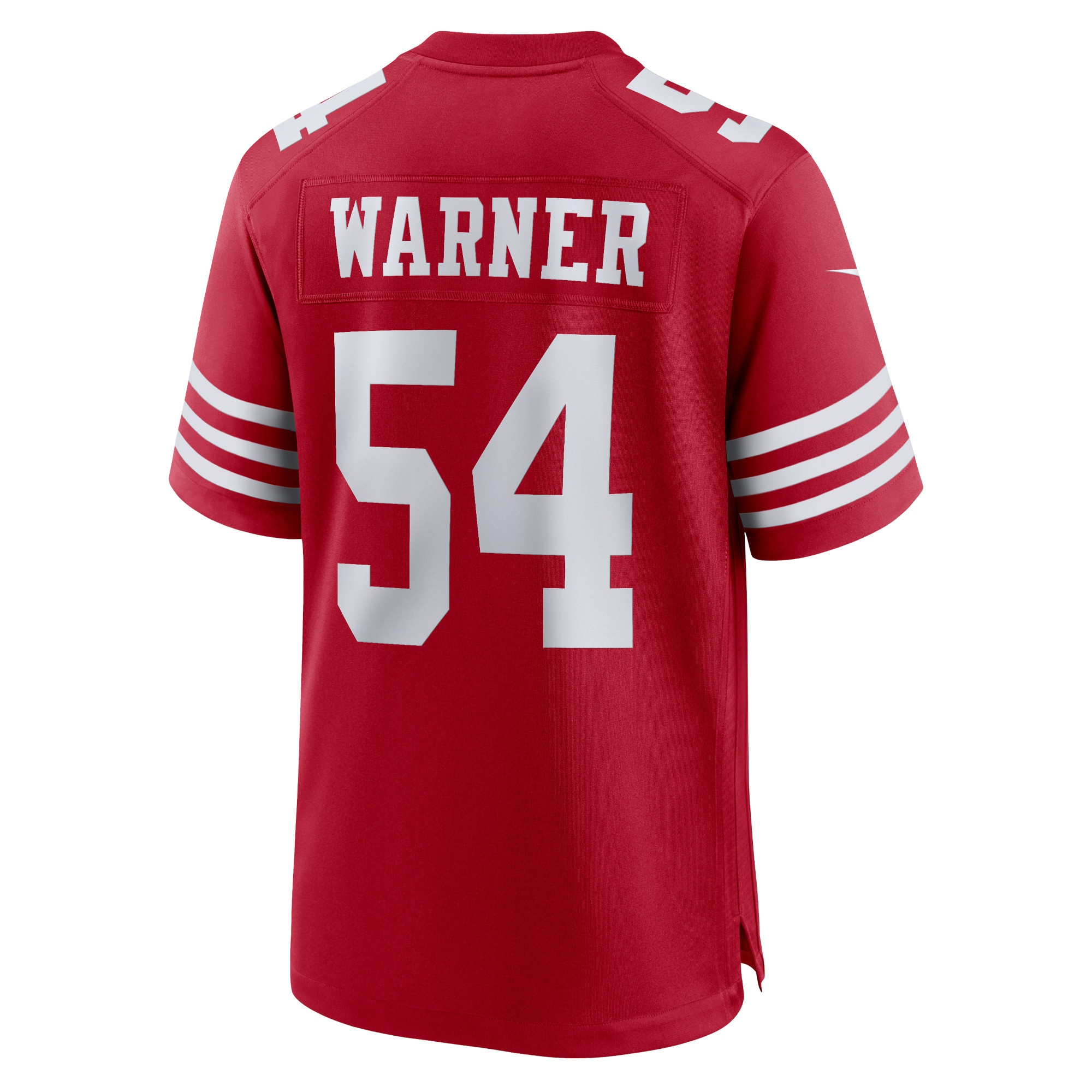 Men's San Francisco 49ers Fred Warner Scarlet Player Game Jersey JS6278 nicesnker - Image 3