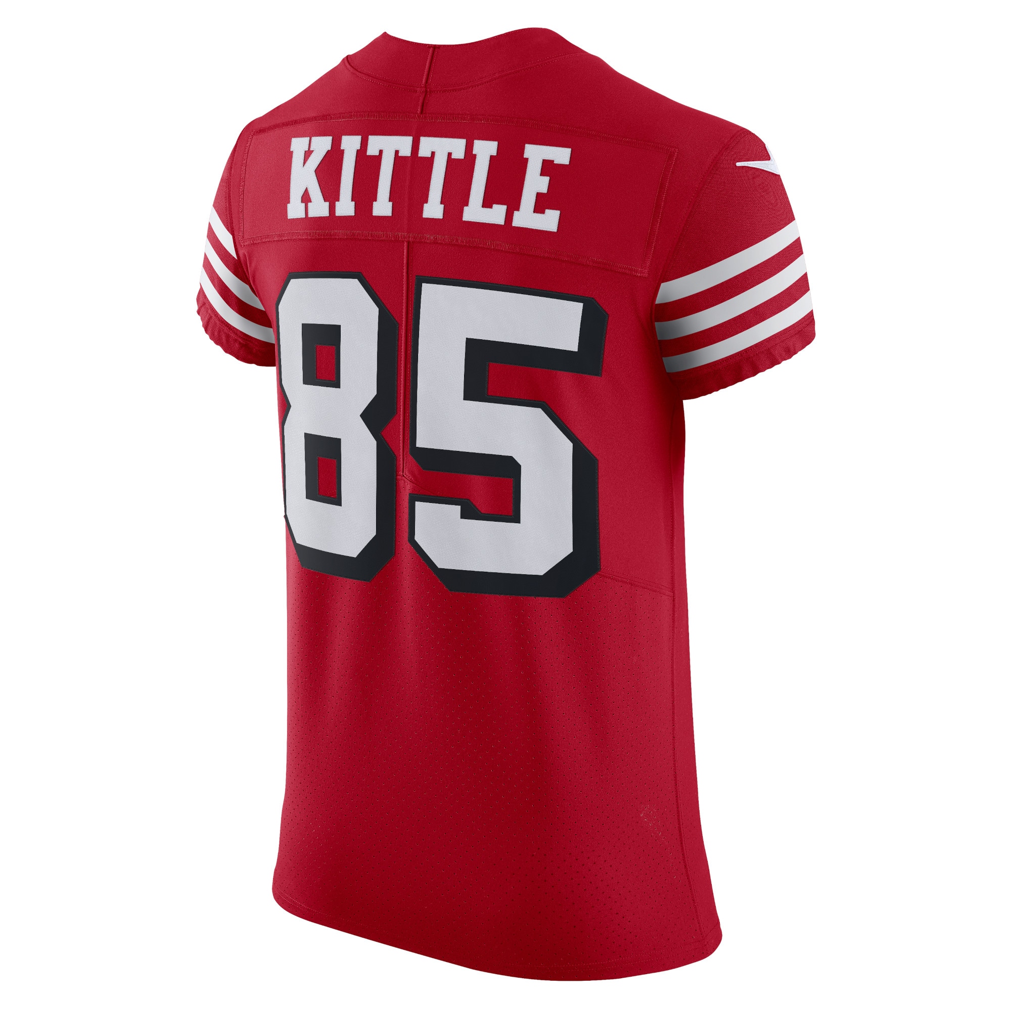 Men's San Francisco 49ers George Kittle Scarlet Alternate Vapor Elite Jersey JS8466 nicesnker - Image 3