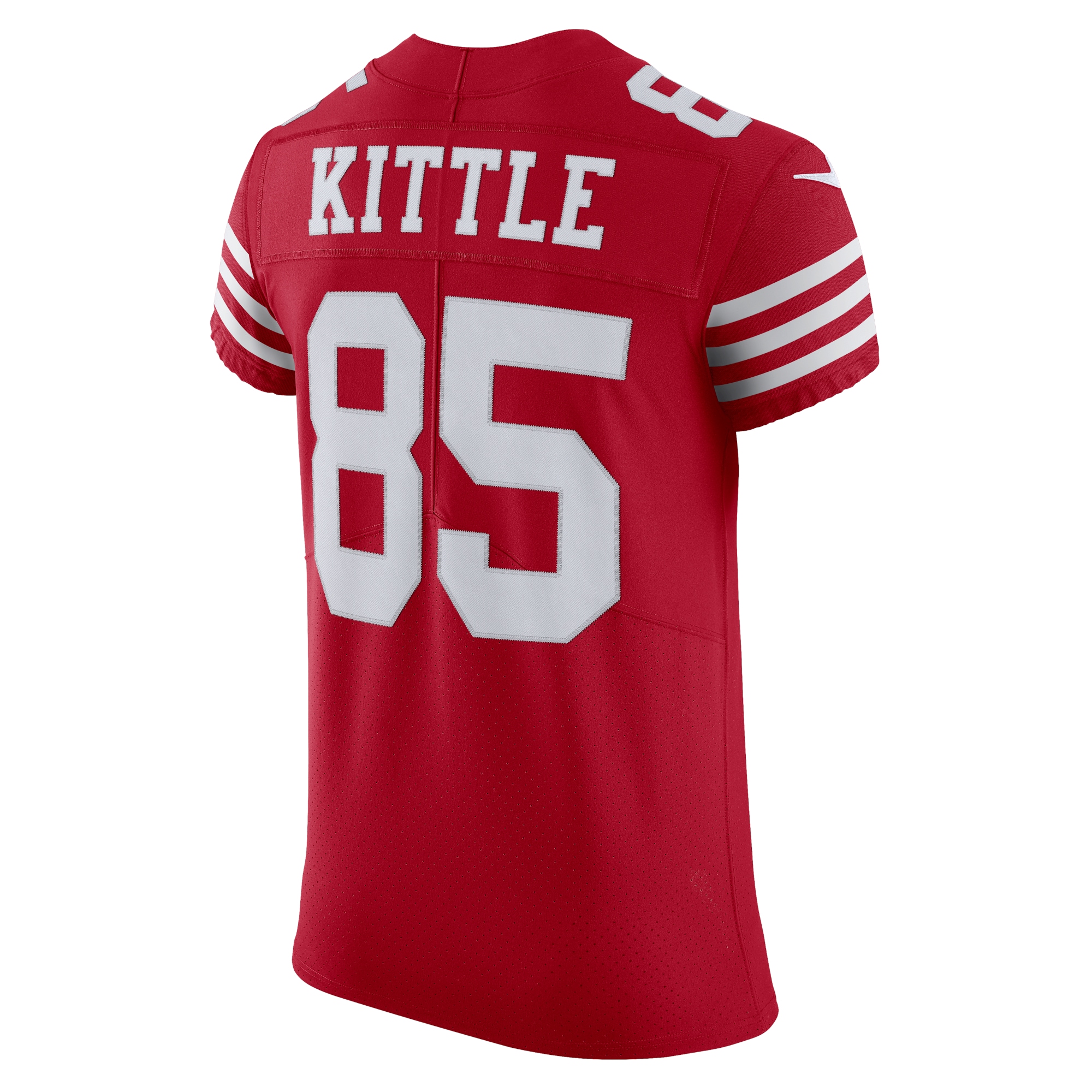 Men's San Francisco 49ers George Kittle Scarlet Vapor Elite Jersey JS9582 nicesnker - Image 3