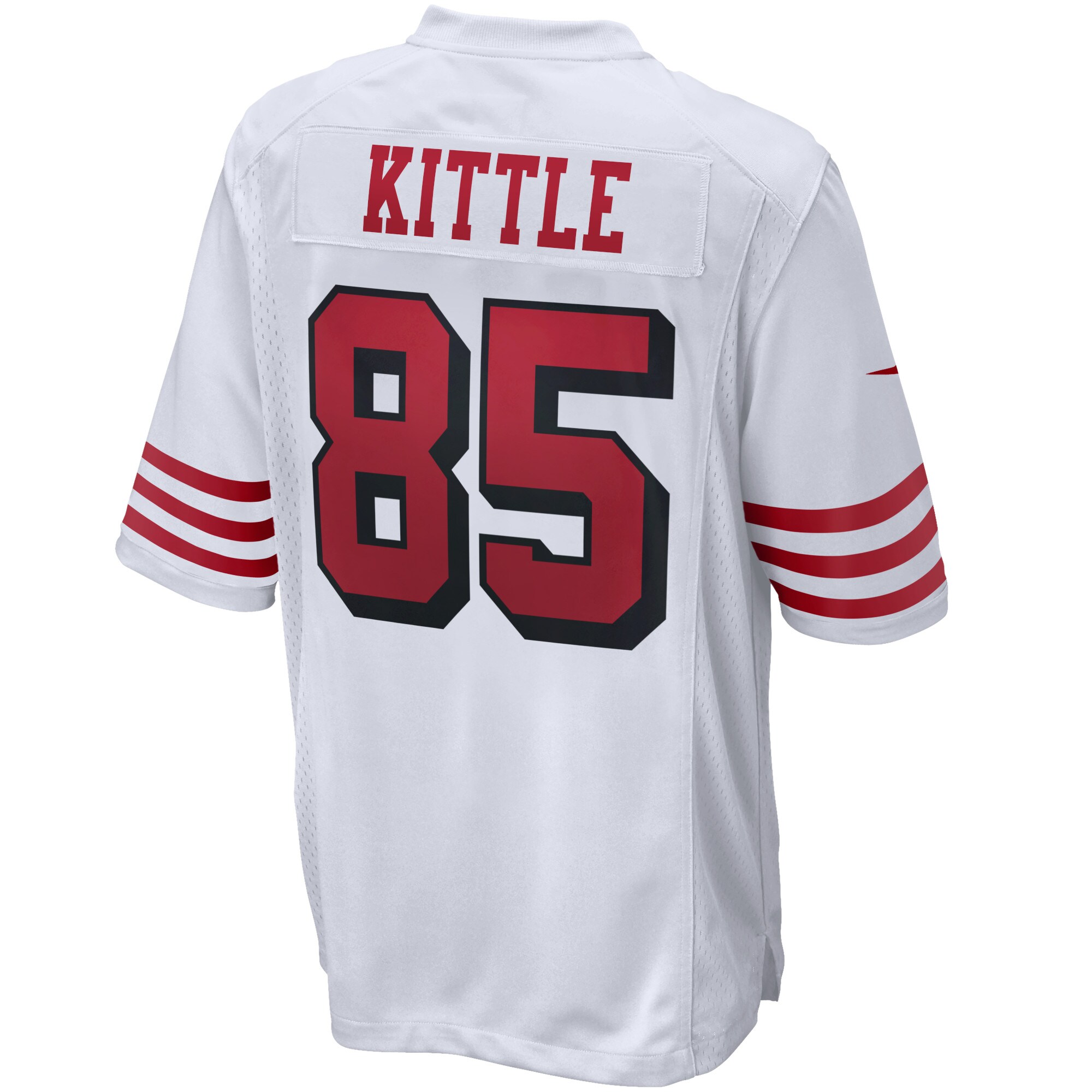 Men's San Francisco 49ers George Kittle White Alternate Game Jersey JS3925 nicesnker - Image 3