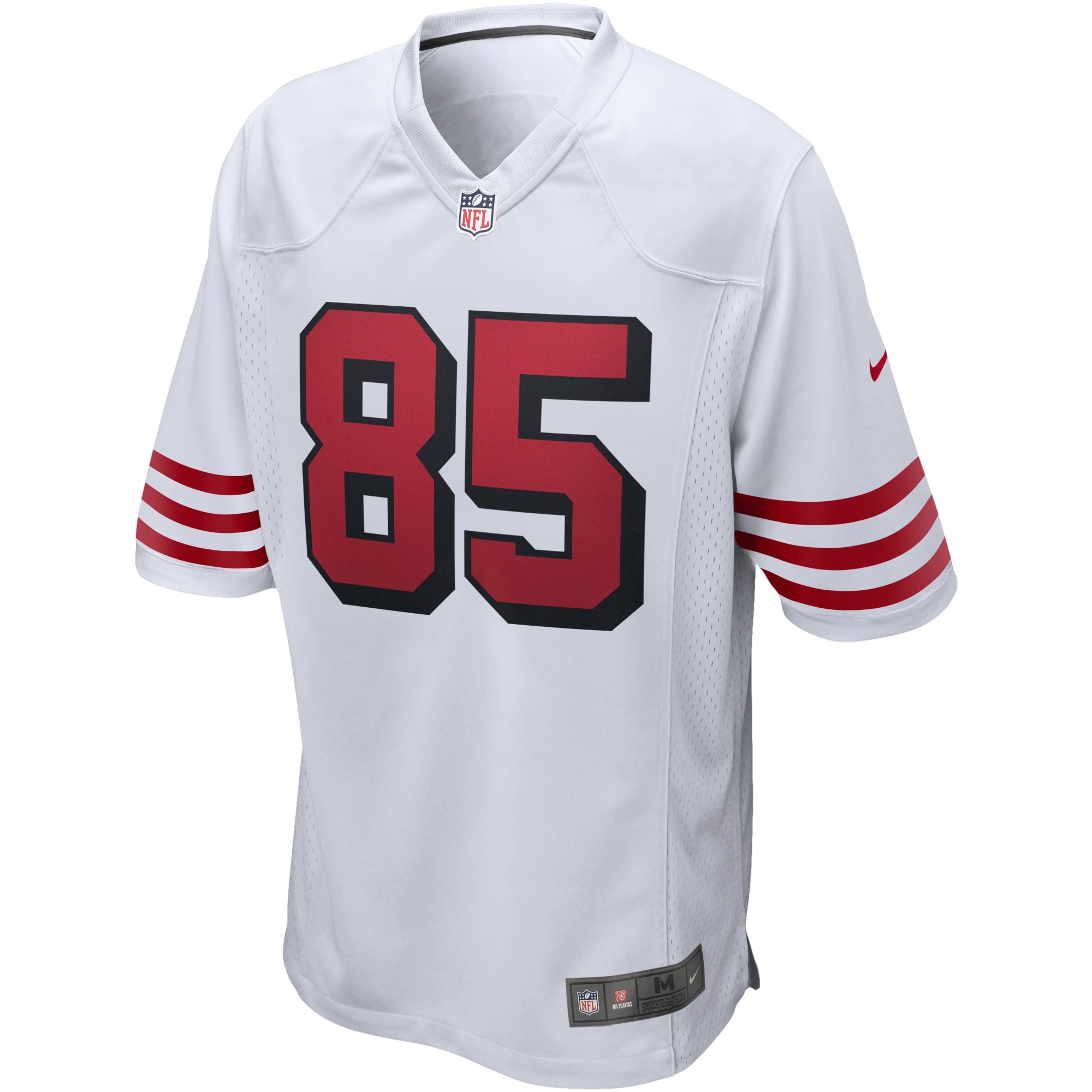Men's San Francisco 49ers George Kittle White Alternate Game Jersey JS3925 nicesnker - Image 2