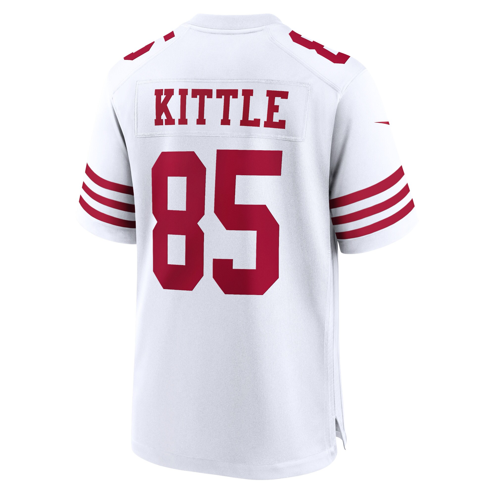 Men's San Francisco 49ers George Kittle White Team Game Jersey JS8774 nicesnker - Image 3