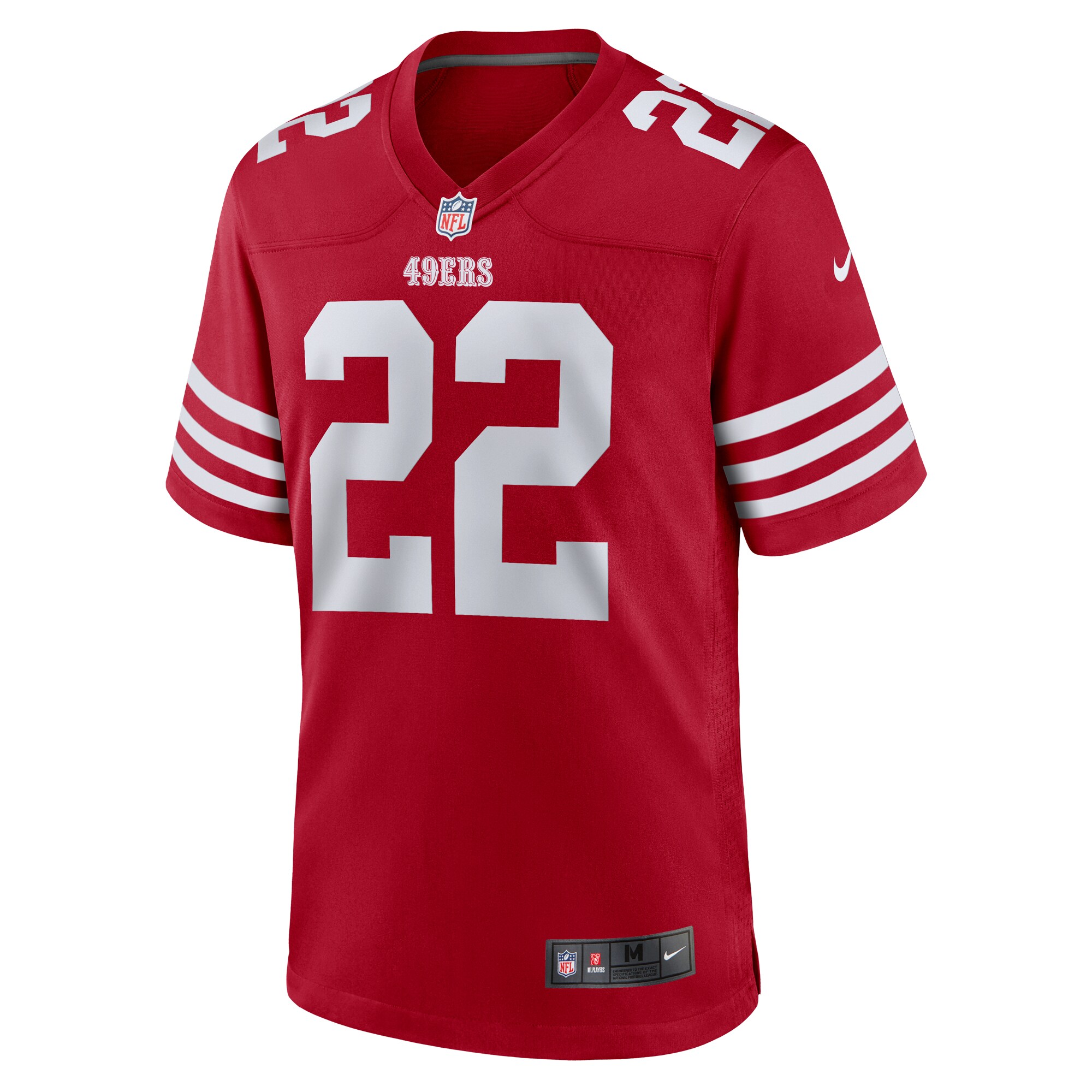 Men's San Francisco 49ers Isaac Yiadom Scarlet Team Game Jersey JS3529 nicesnker - Image 2