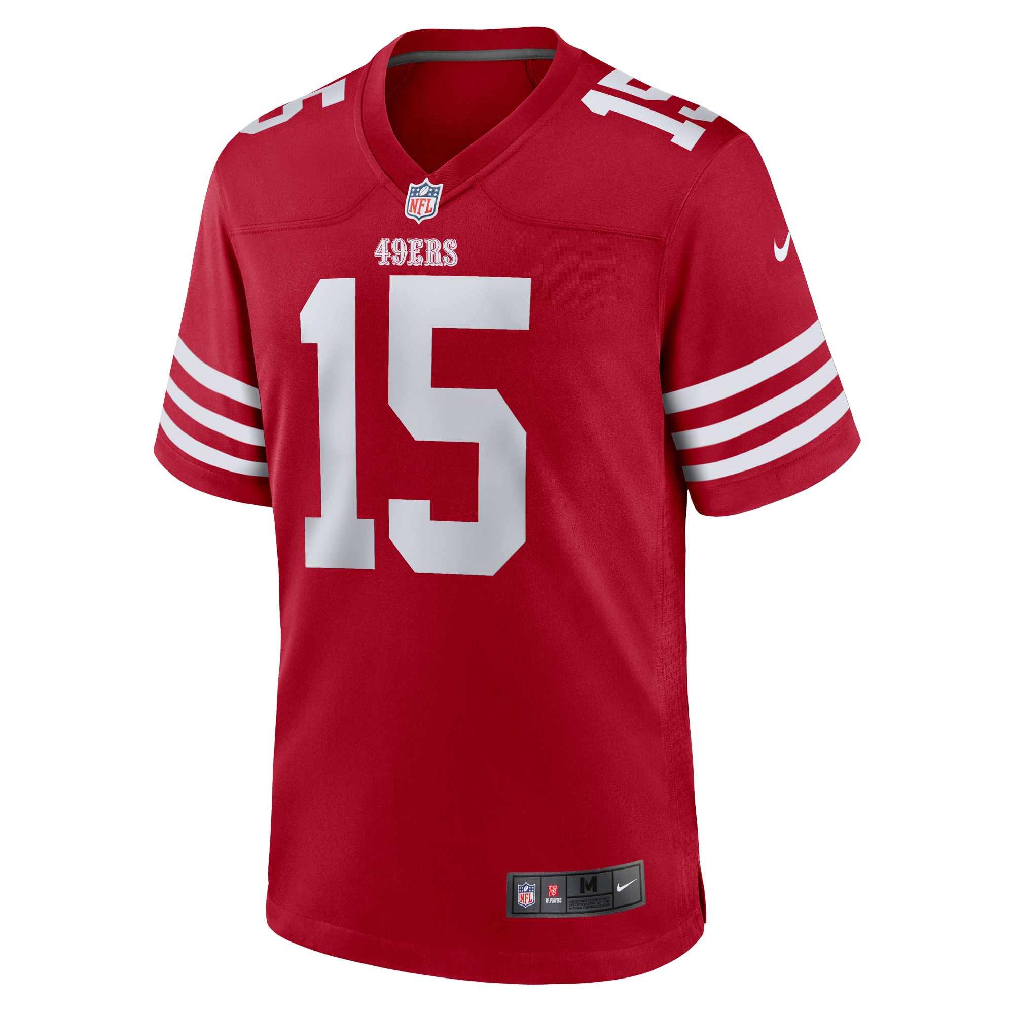 Men's San Francisco 49ers Jauan Jennings Scarlet Game Jersey JS5035 nicesnker - Image 2