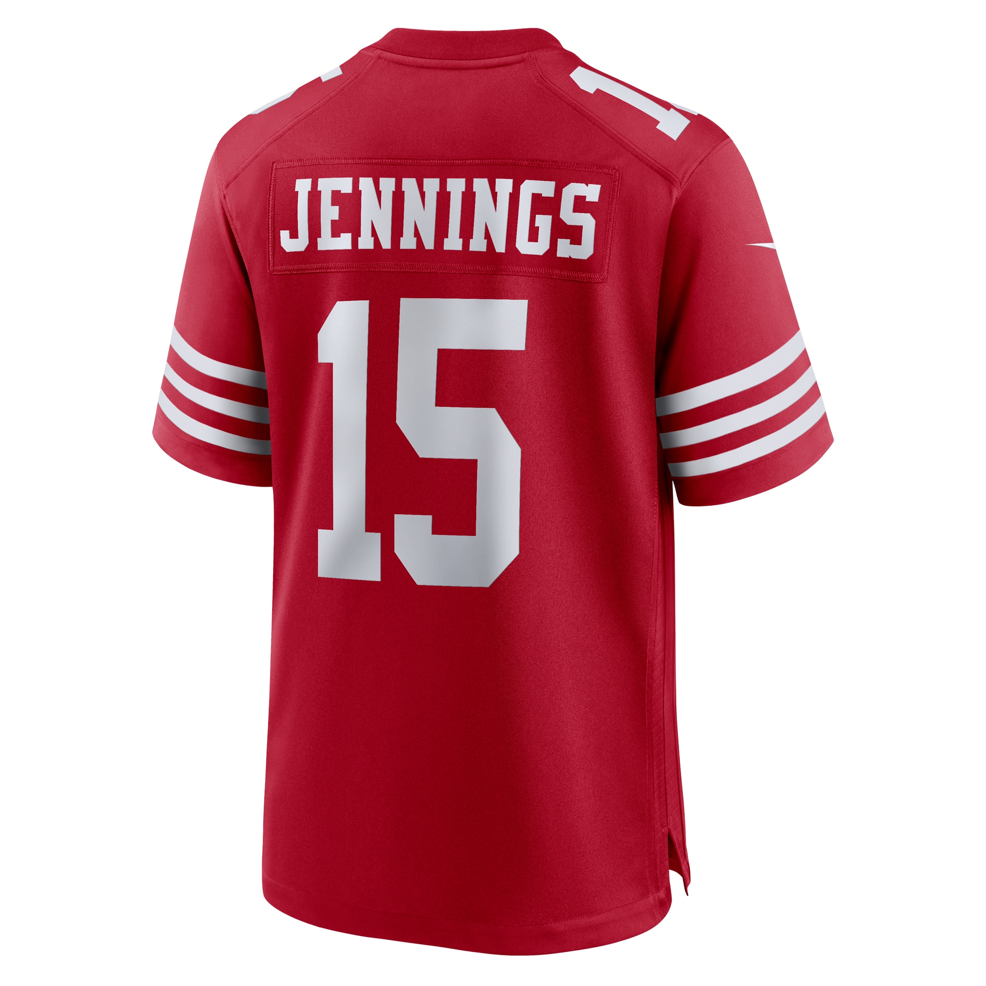 Men's San Francisco 49ers Jauan Jennings Scarlet Game Jersey JS5035 nicesnker - Image 3
