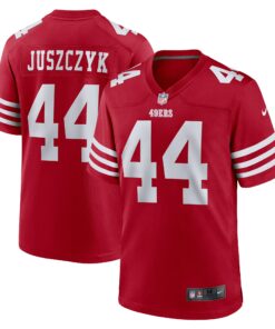 Men's San Francisco 49ers Kyle Juszczyk Scarlet Player Game Jersey JS7071 nicesnker