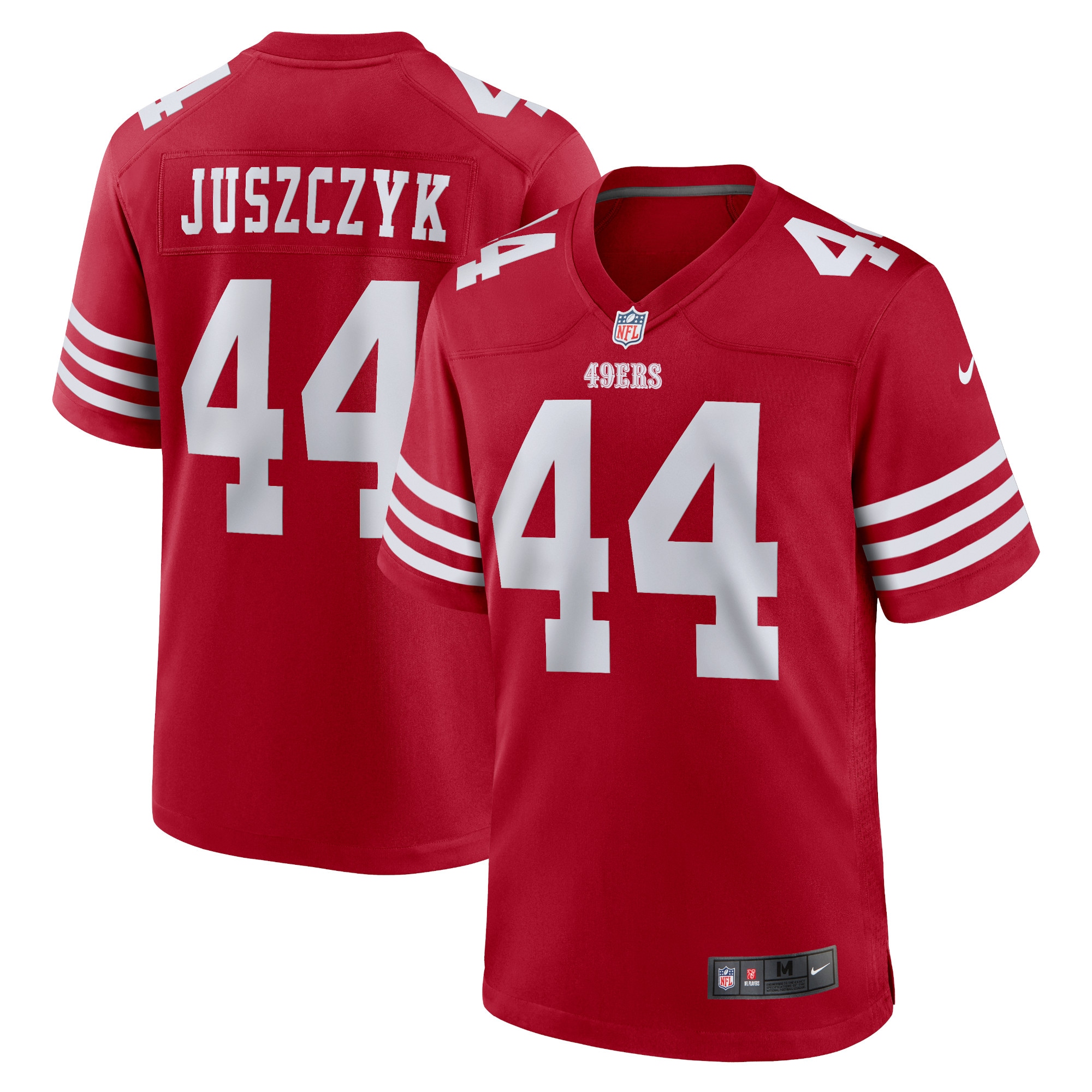 Men's San Francisco 49ers Kyle Juszczyk Scarlet Player Game Jersey JS7071 nicesnker