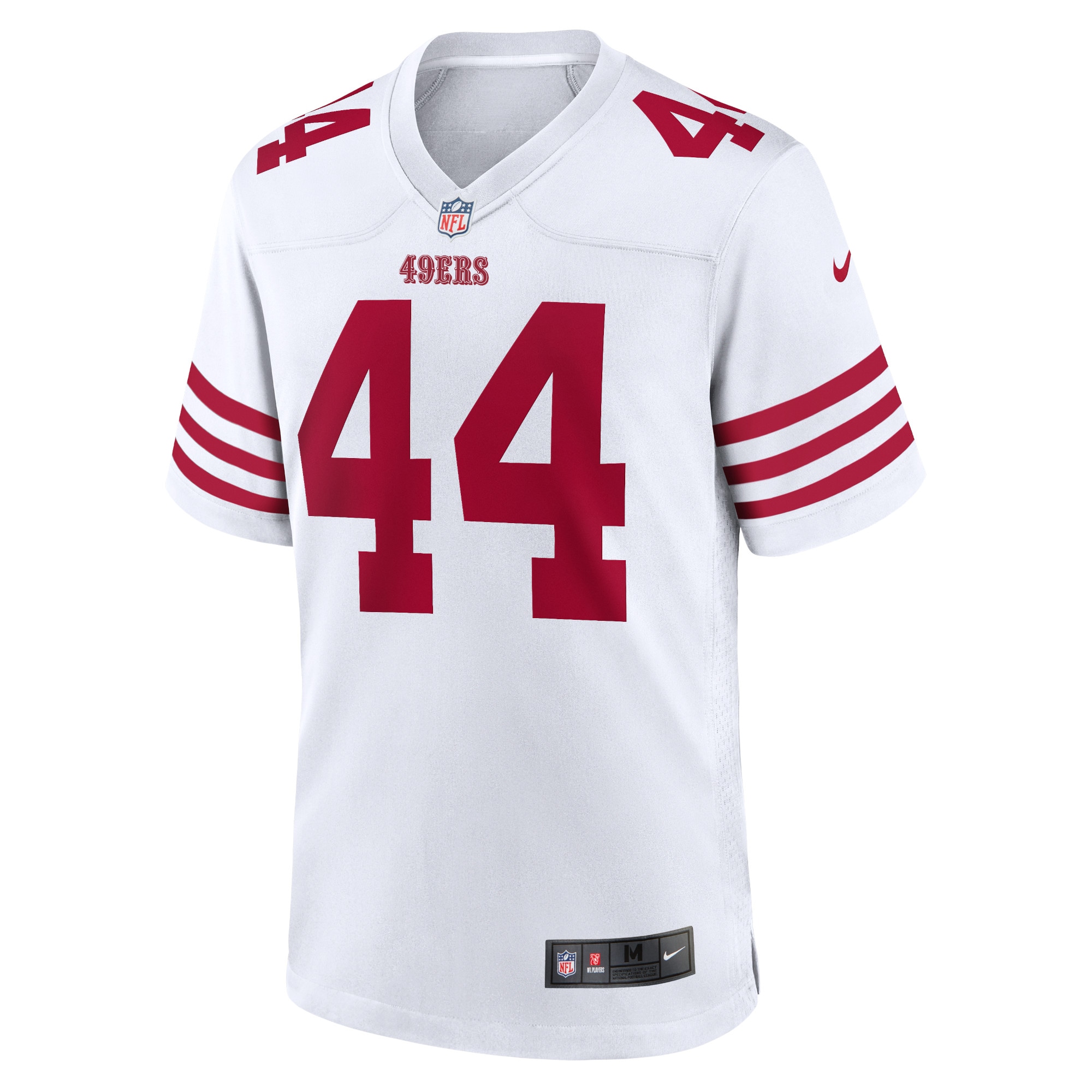 Men's San Francisco 49ers Kyle Juszczyk White Player Game Jersey JS1876 nicesnker - Image 2