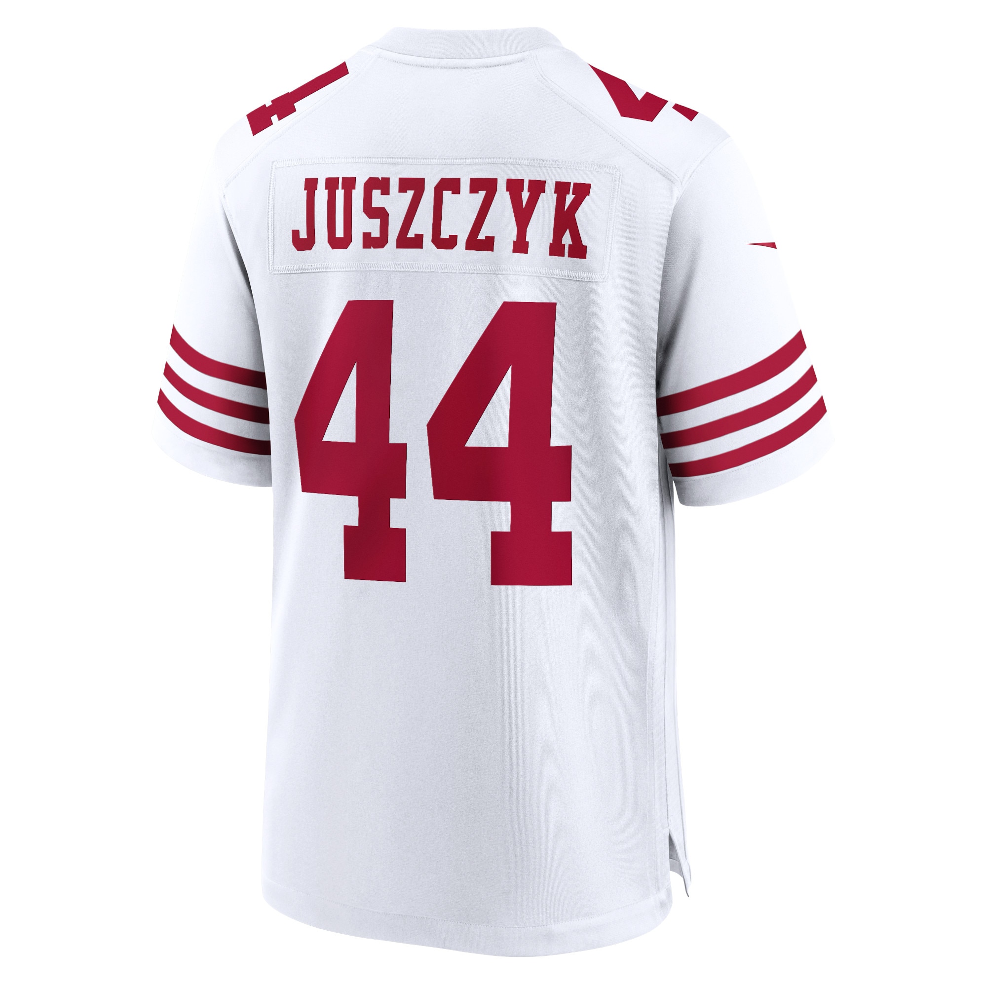 Men's San Francisco 49ers Kyle Juszczyk White Player Game Jersey JS1876 nicesnker - Image 3