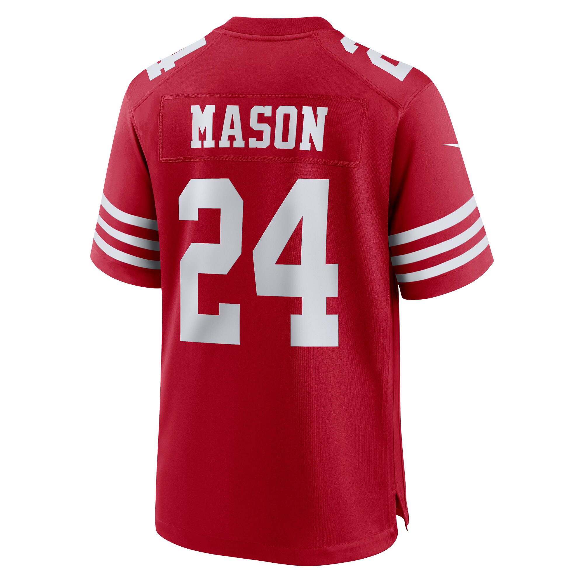 Men's San Francisco 49ers Mason Scarlet Game Player Jersey JS9409 nicesnker - Image 3