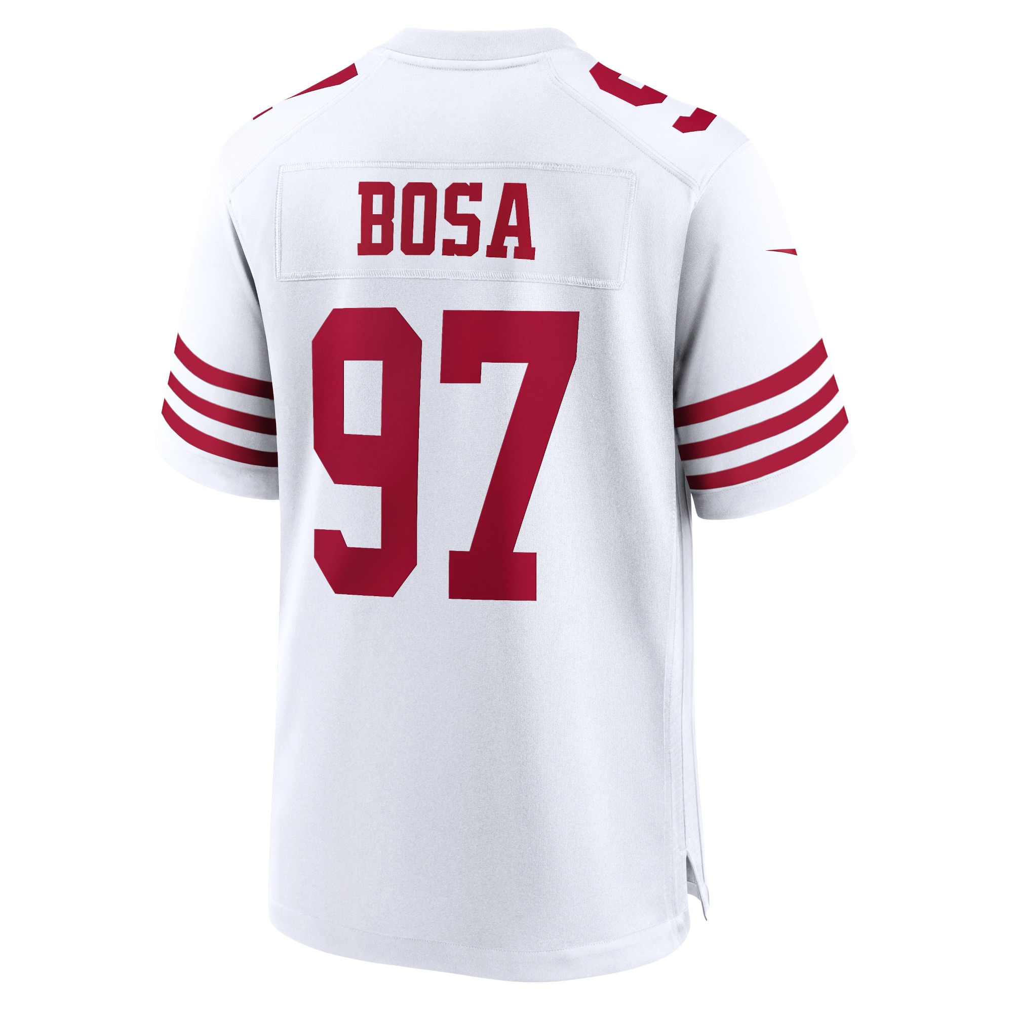 Men's San Francisco 49ers Nick Bosa White Player Game Jersey JS6573 nicesnker - Image 3