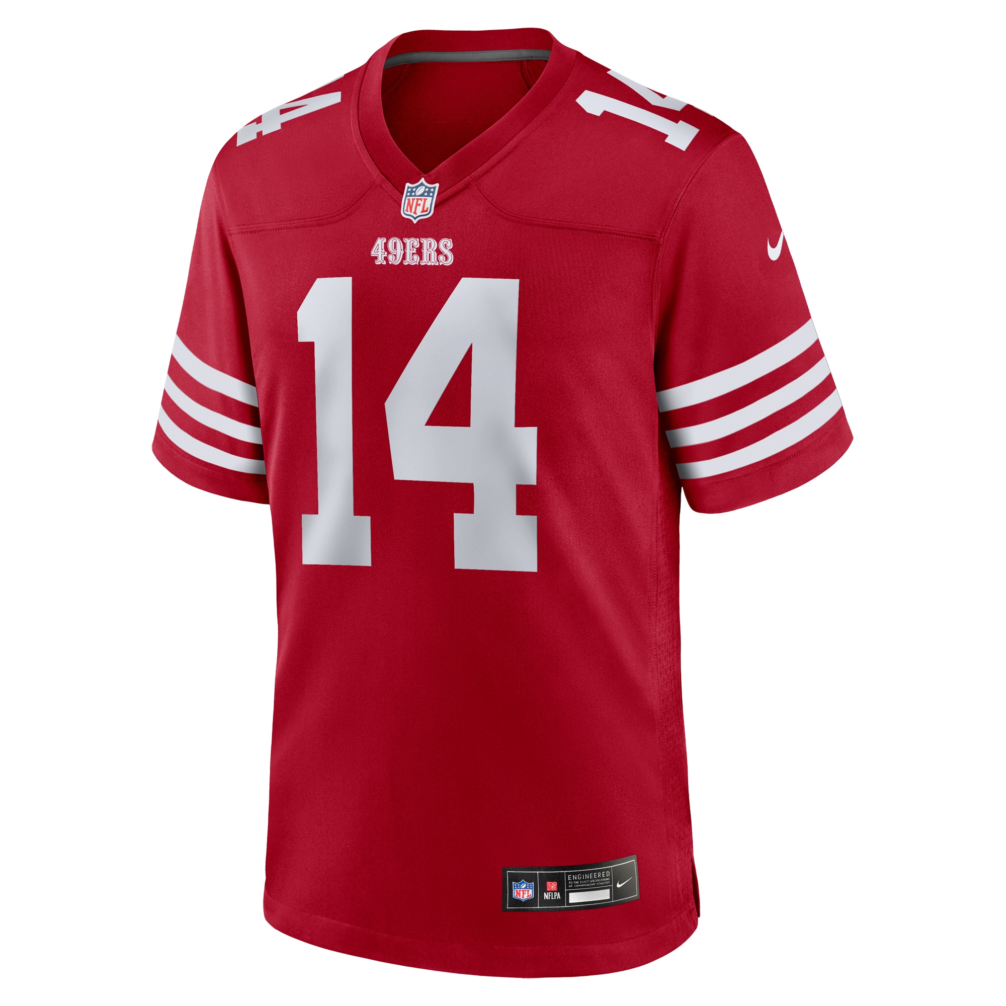 Men's San Francisco 49ers Ricky Pearsall Scarlet Player Game Jersey JS6124 nicesnker - Image 2