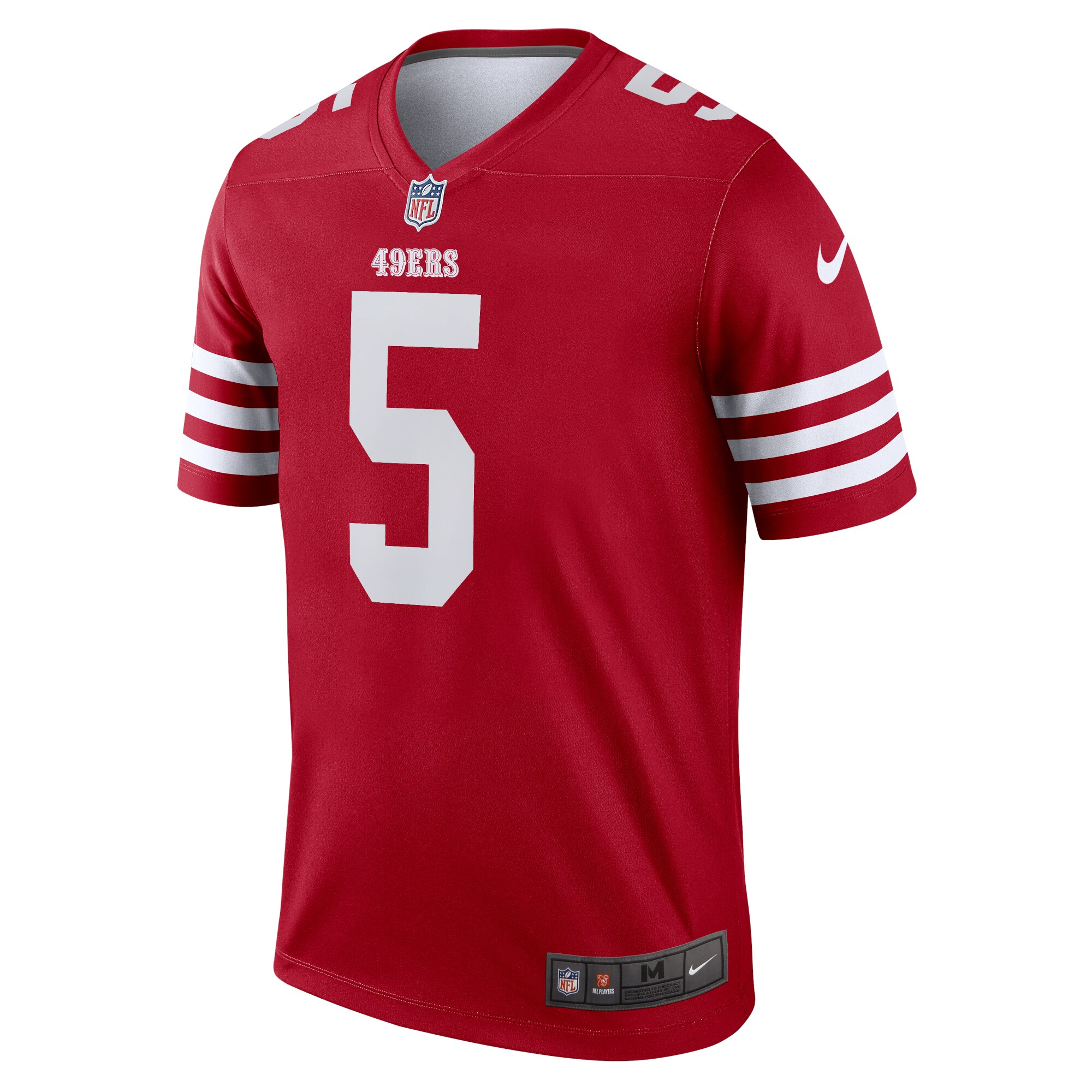 Men's San Francisco 49ers Trey Lance Scarlet Team Legend Player Performance Top JS5337 nicesnker - Image 2