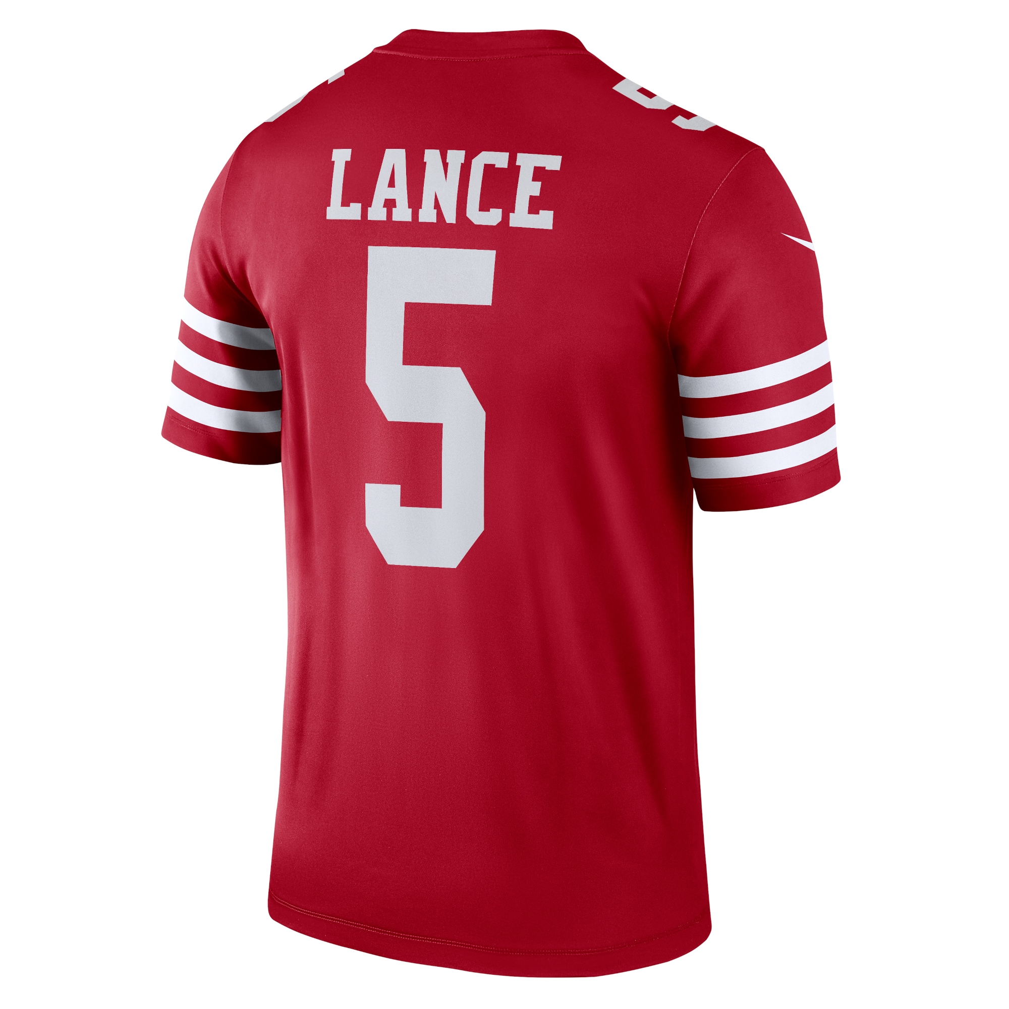 Men's San Francisco 49ers Trey Lance Scarlet Team Legend Player Performance Top JS5337 nicesnker - Image 3
