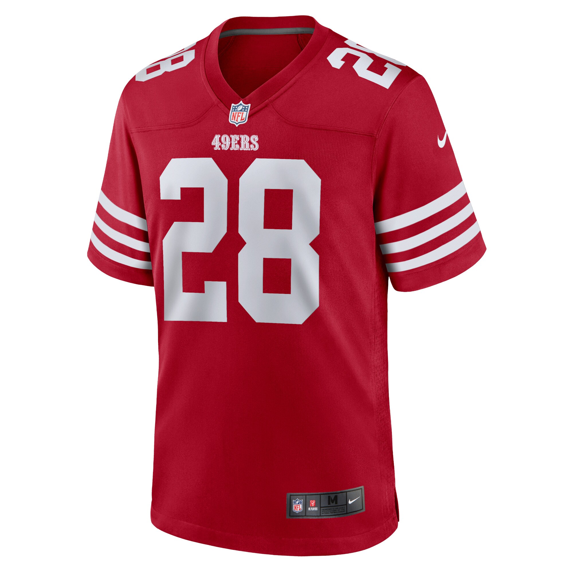 Men's San Francisco 49ers Trey Sermon Scarlet Player Game Jersey JS6257 nicesnker - Image 2