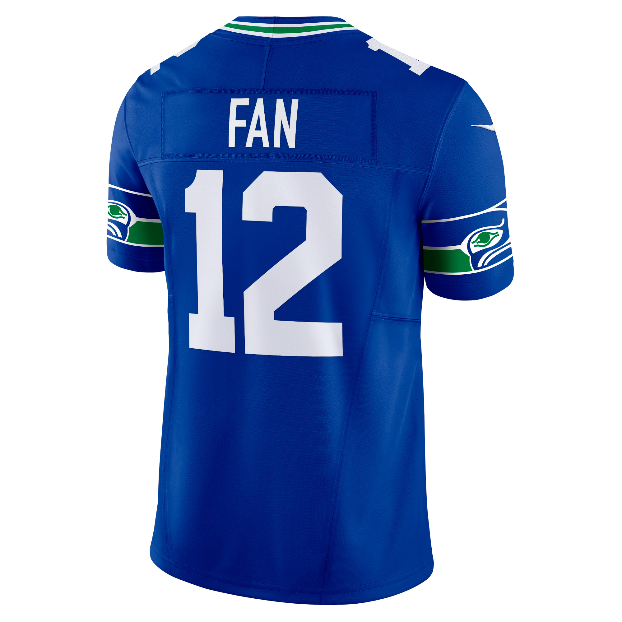 Men's Seattle Seahawks 12th Fan Royal Vapor F.U.S.E. Limited Jersey JS5248 nicesnker - Image 3