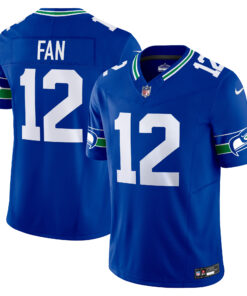 Men's Seattle Seahawks 12th Fan Royal Vapor F.U.S.E. Limited Jersey JS5248 nicesnker