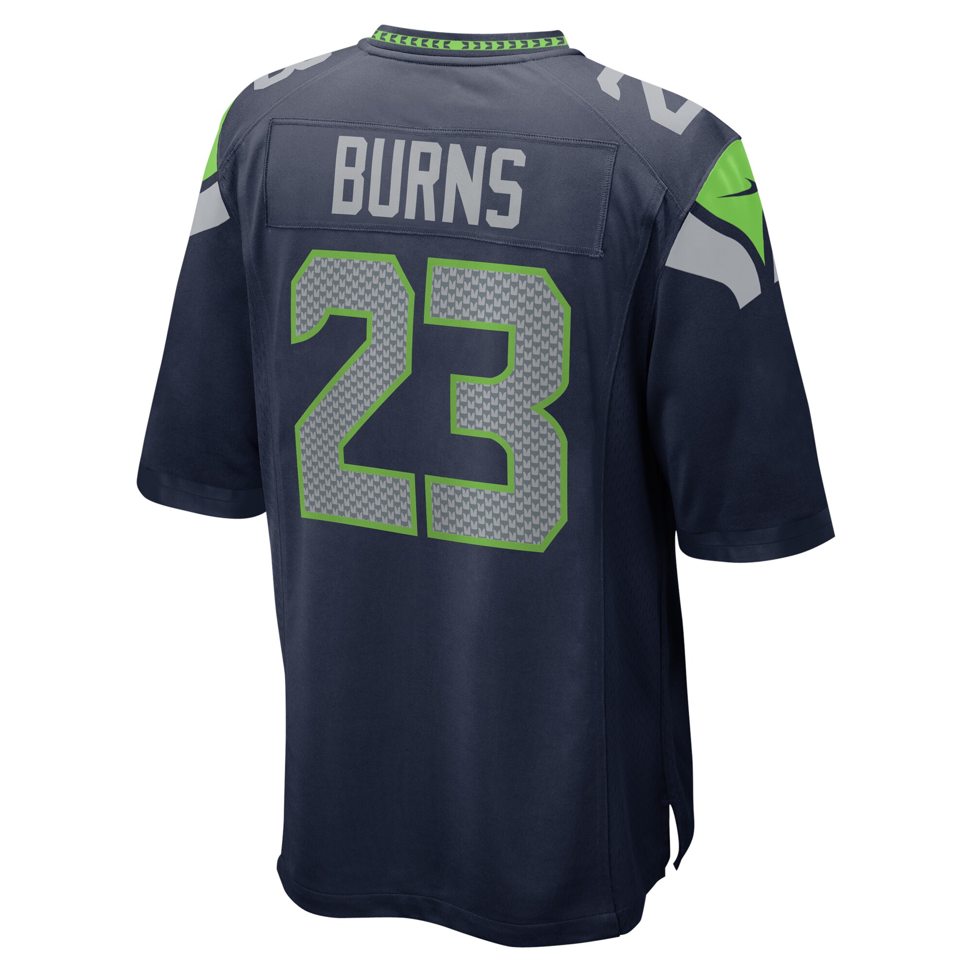 Men's Seattle Seahawks Artie Burns College Navy Game Jersey JS5390 nicesnker - Image 3