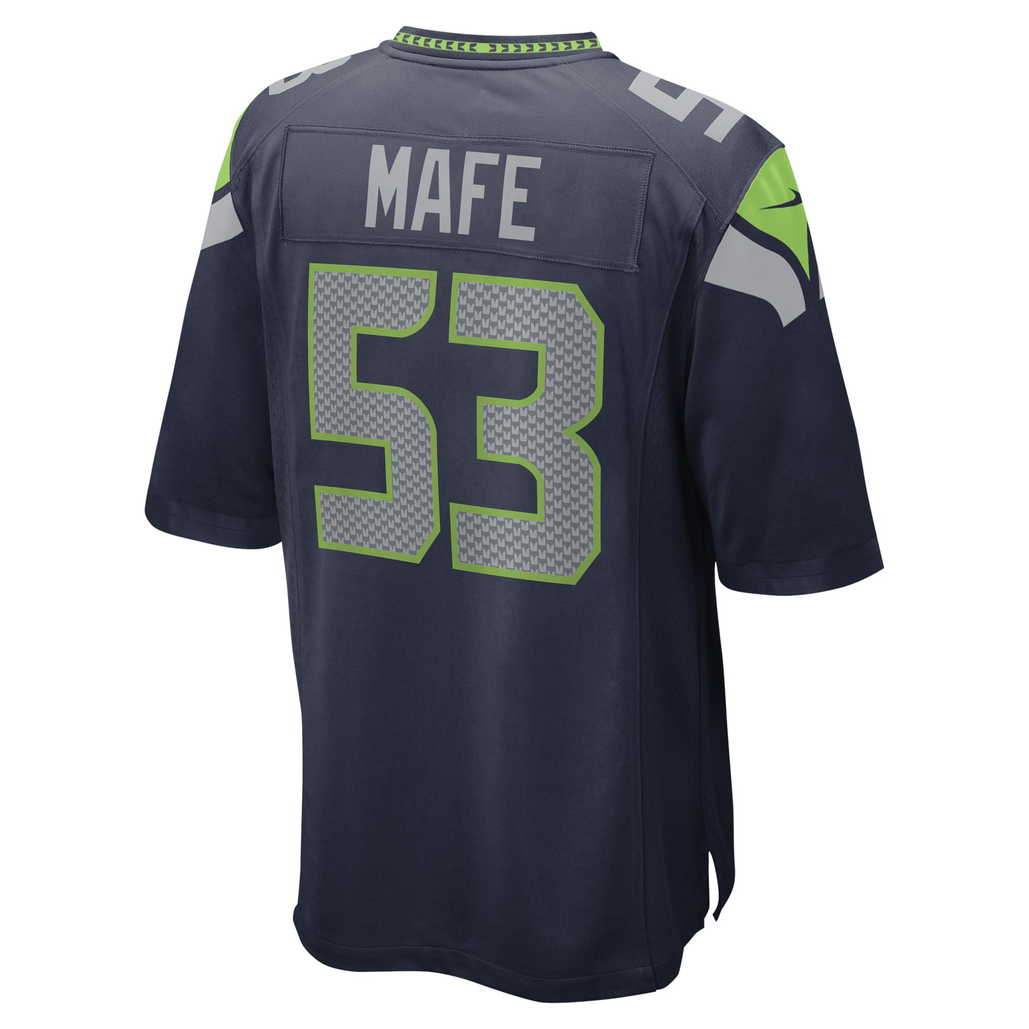 Men's Seattle Seahawks Boye Mafe College Navy Game Player Jersey JS4748 nicesnker - Image 3