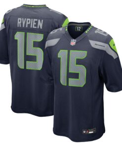 Men's Seattle Seahawks Brett Rypien College Navy Team Game Jersey JS6633 nicesnker