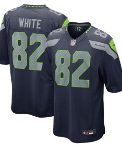Men's Seattle Seahawks Cody White College Navy Game Jersey JS7028 nicesnker