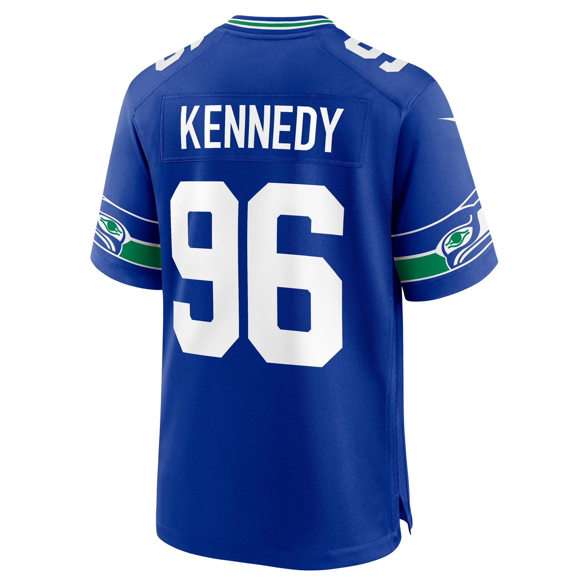 Men's Seattle Seahawks Cortez Kennedy Royal Throwback Retired Player Game Jersey JS2914 nicesnker - Image 3