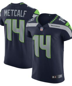 Men's Seattle Seahawks DK Metcalf College Navy Vapor Elite Player Jersey JS7321 nicesnker