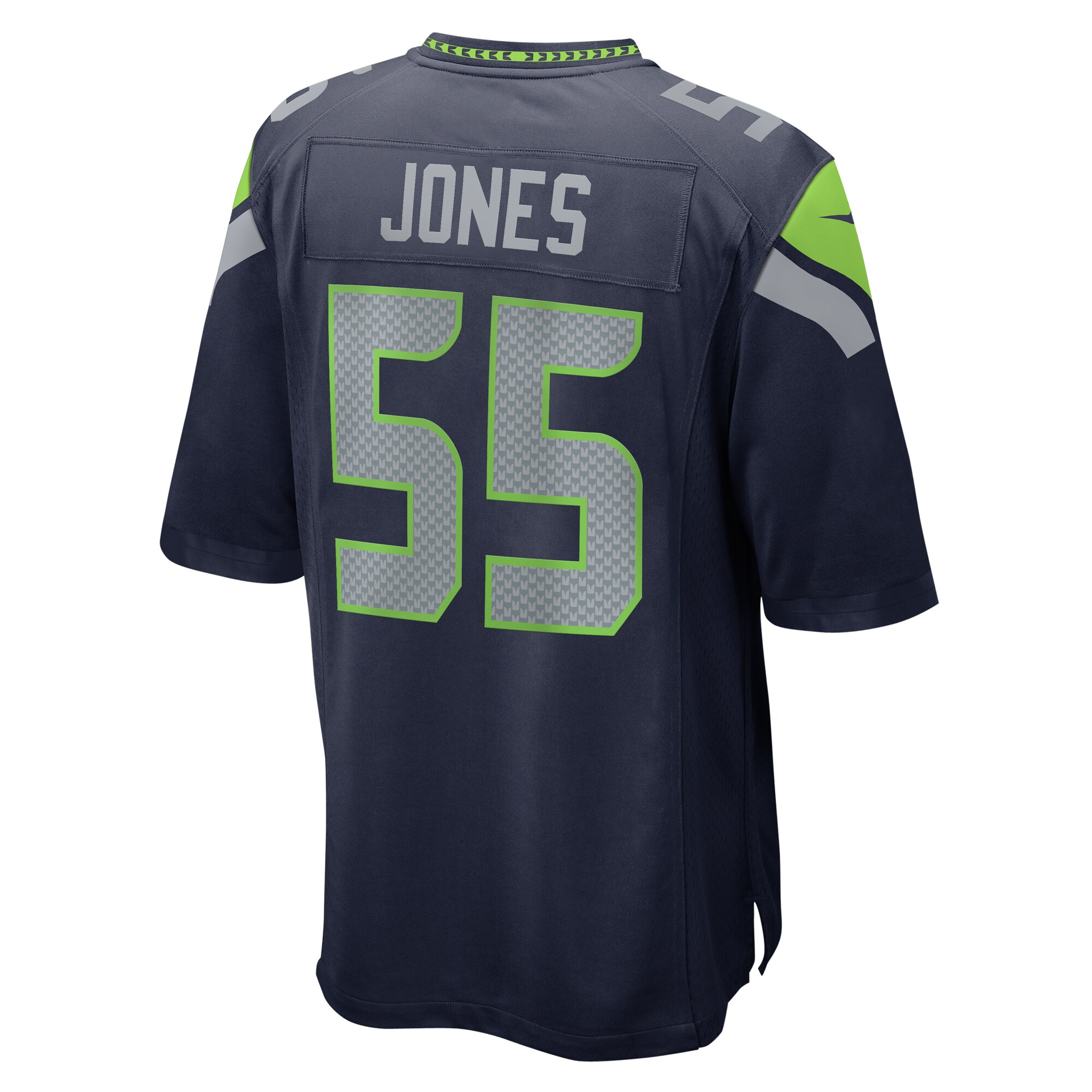 Men's Seattle Seahawks Dre'Mont Jones College Navy Game Jersey JS8287 nicesnker - Image 3