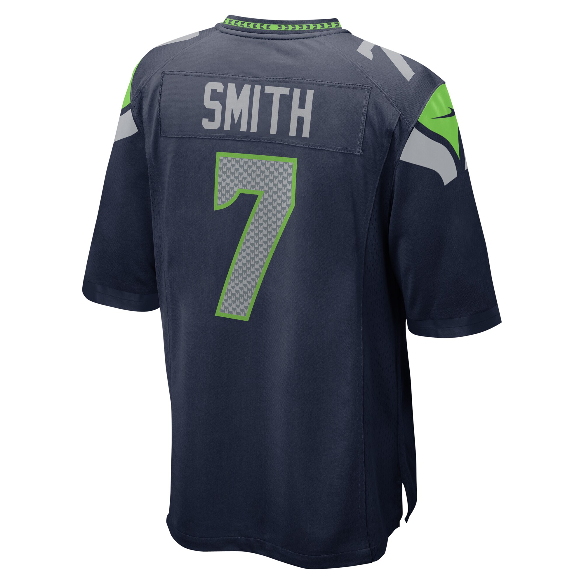 Men's Seattle Seahawks Geno Smith College Navy Game Jersey JS8537 nicesnker - Image 3
