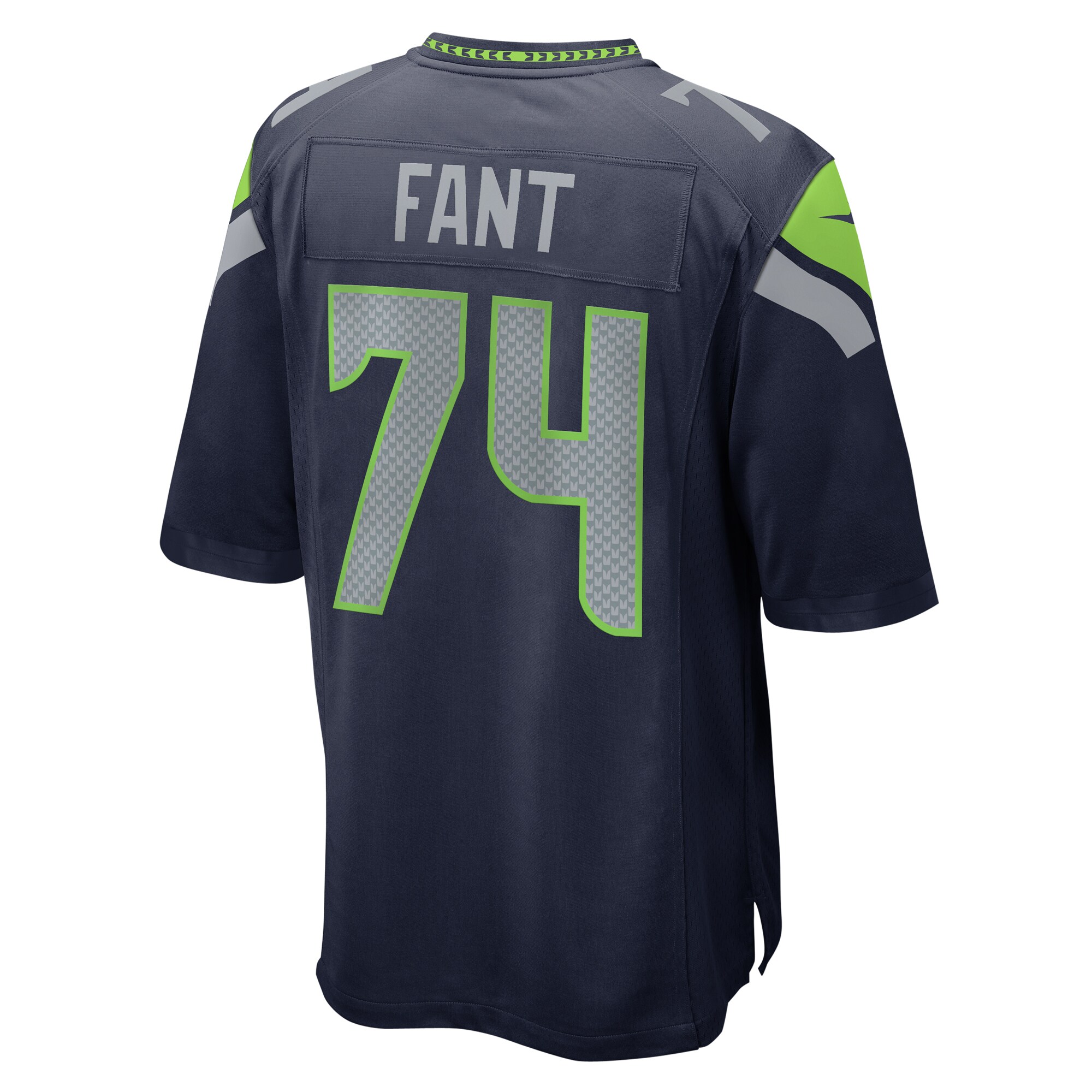 Men's Seattle Seahawks George Fant College Navy Game Jersey JS6575 nicesnker - Image 3