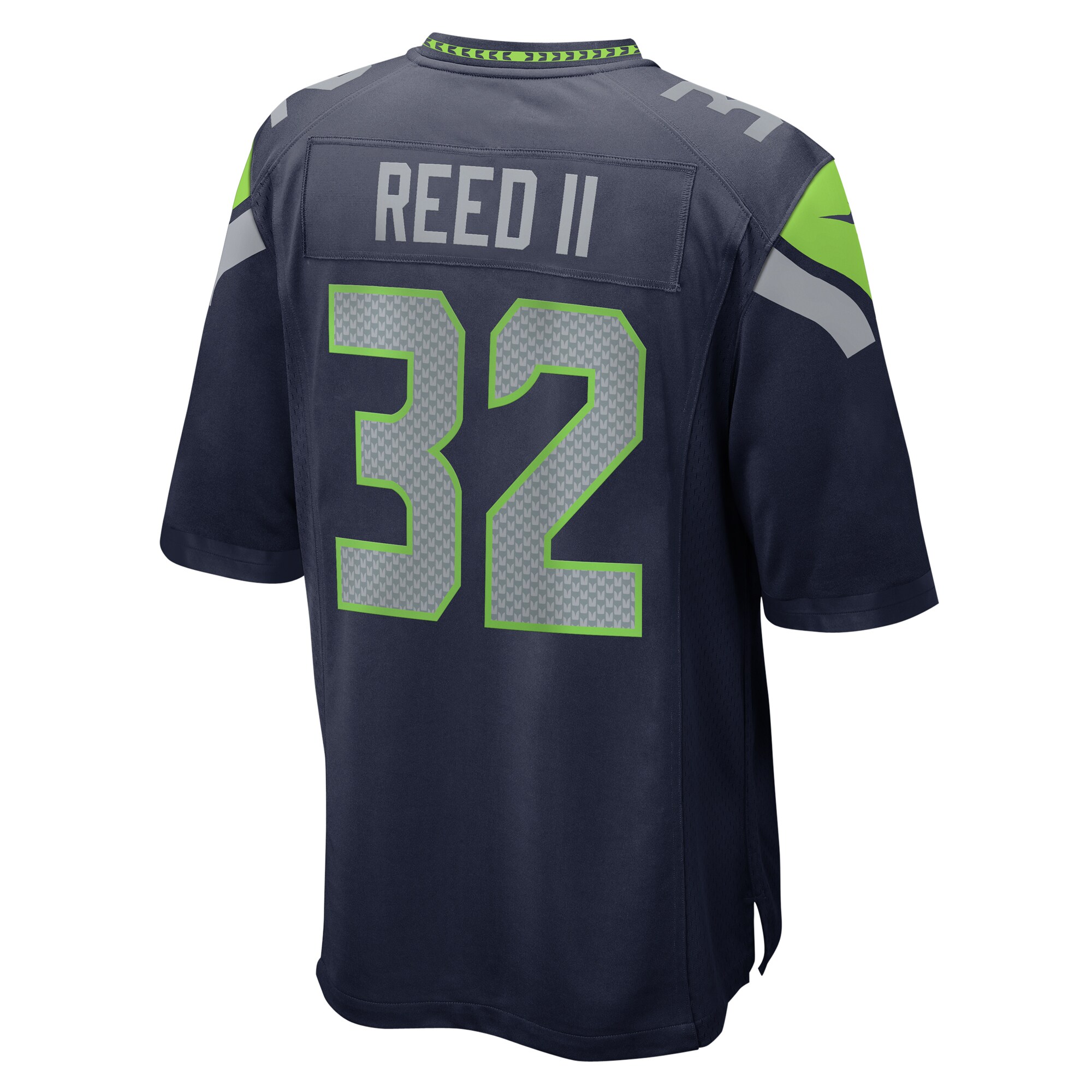 Men's Seattle Seahawks Jerrick Reed II College Navy Game Jersey JS2148 nicesnker - Image 3