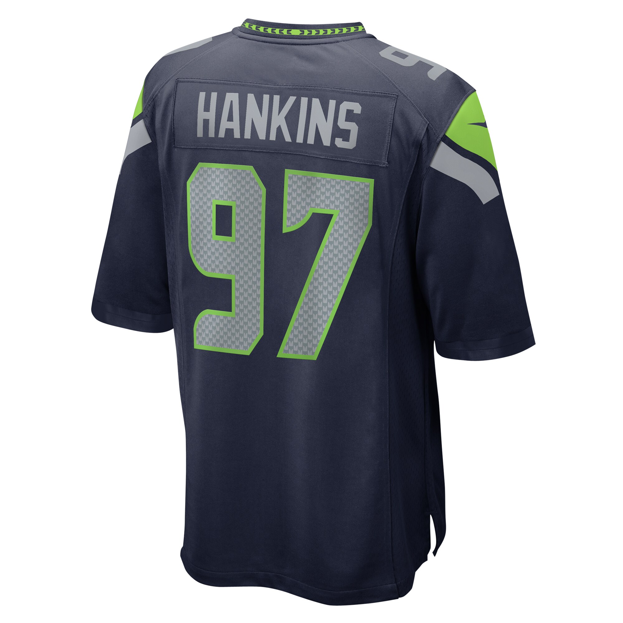 Men's Seattle Seahawks Johnathan Hankins College Navy Game Jersey JS5843 nicesnker - Image 3