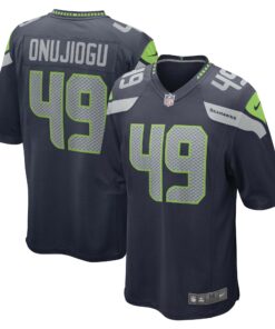 Men's Seattle Seahawks Joshua Onujiogu College Navy Game Player Jersey JS5962 nicesnker