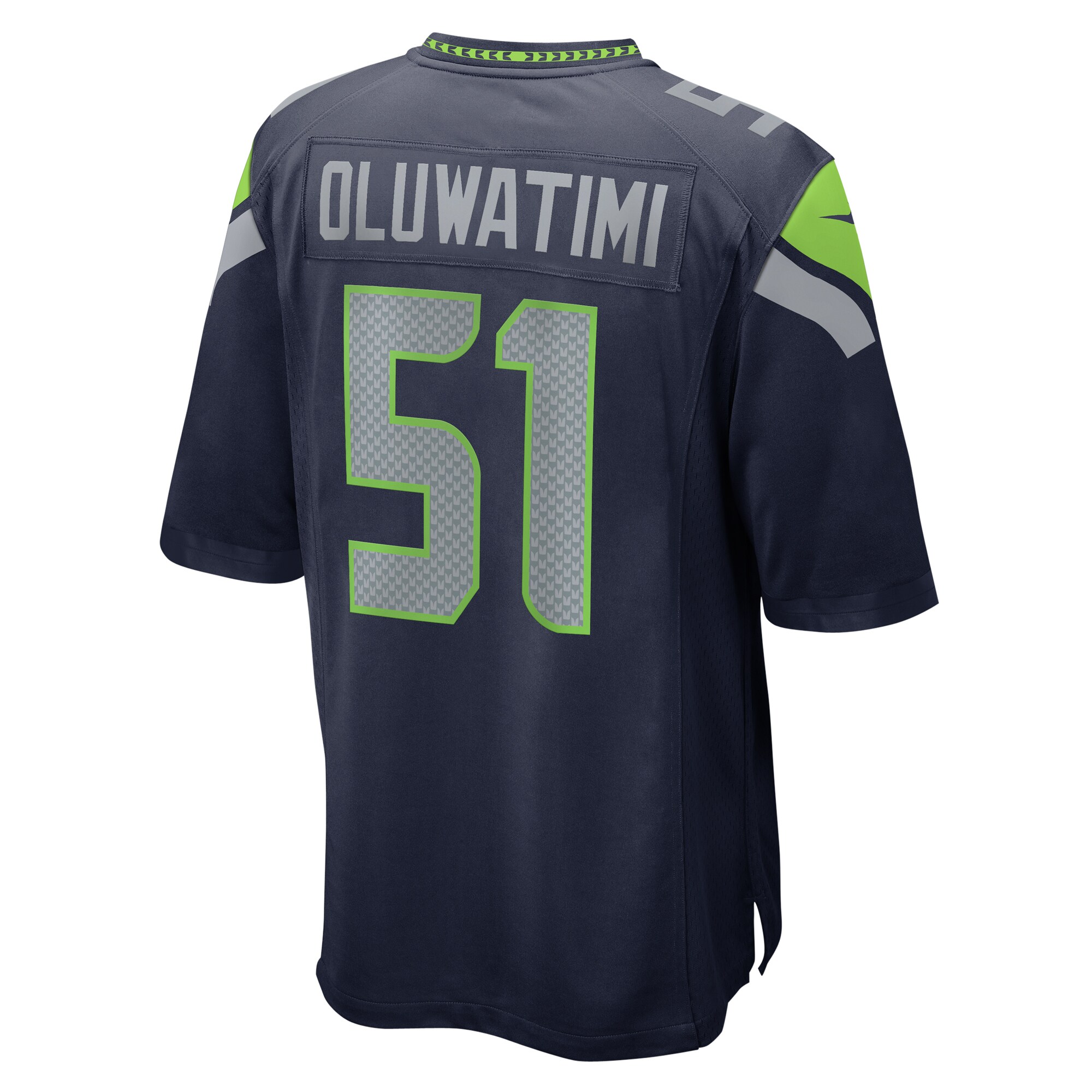 Men's Seattle Seahawks Olu Oluwatimi College Navy Game Jersey JS5941 nicesnker - Image 3