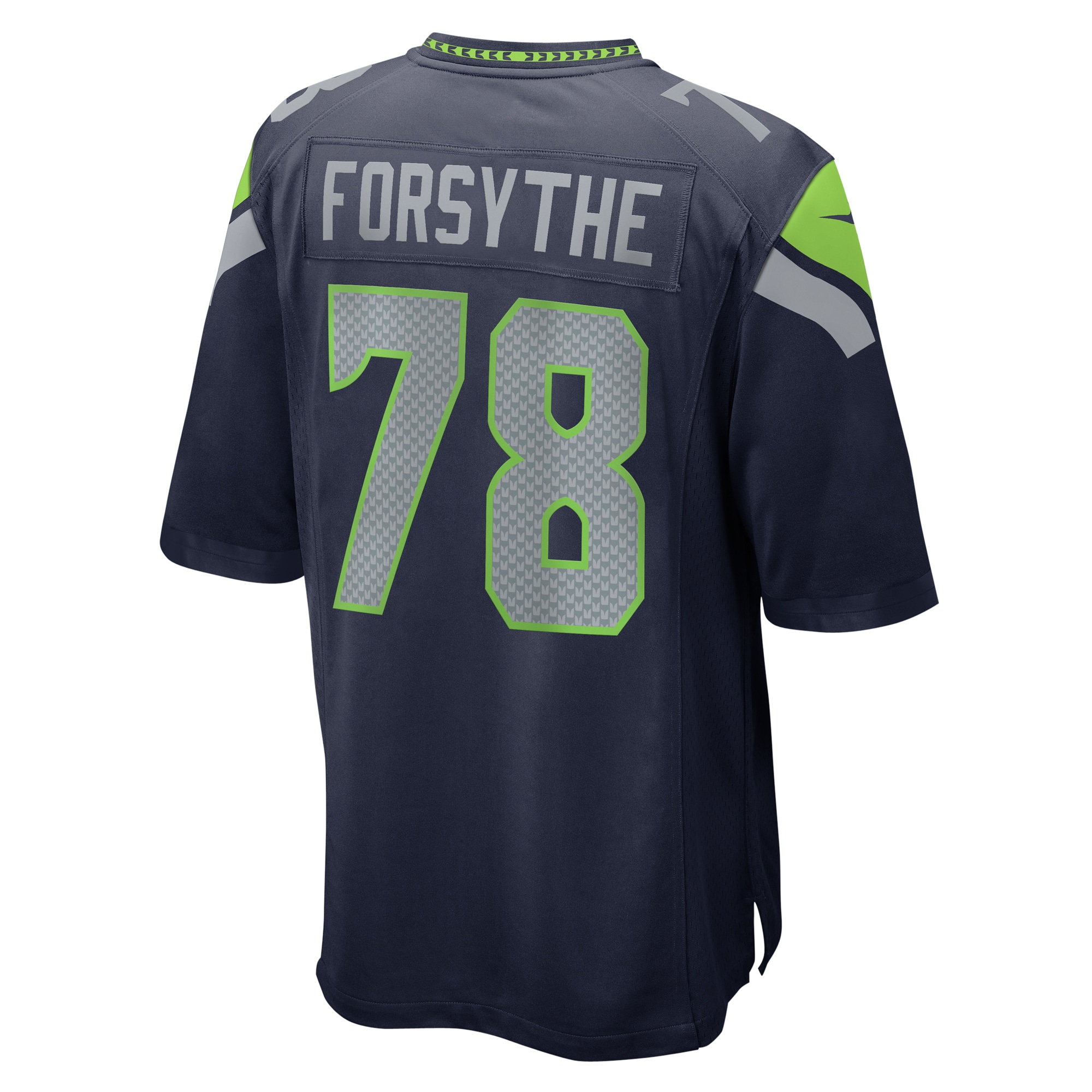 Men's Seattle Seahawks Stone Forsythe College Navy Game Jersey JS3858 nicesnker - Image 3